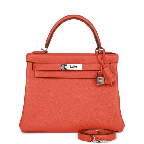 hermes kelly feu|Hermes Kelly Retourne 28 Feu Clemence Palladium .